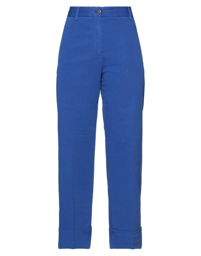 Shop Brag-wette Woman Pants Blue Size 4 Cotton, Elastane