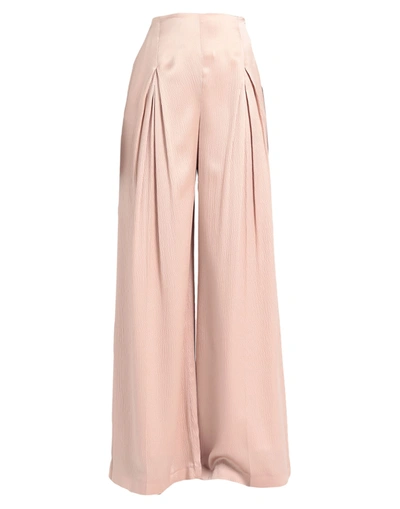 Shop Roland Mouret Woman Pants Blush Size 8 Silk In Pink