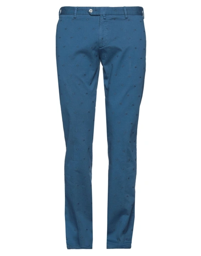 Shop Roda Man Pants Slate Blue Size 36 Cotton, Elastane