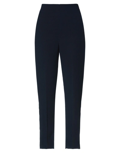 Emme By Marella Woman Pants Midnight Blue Size 14 Polyester In Dark Blue
