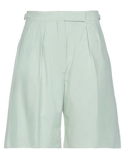 Shop Max Mara Shorts & Bermuda Shorts In Light Green