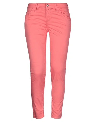 Shop Roy Rogers Pants In Salmon Pink