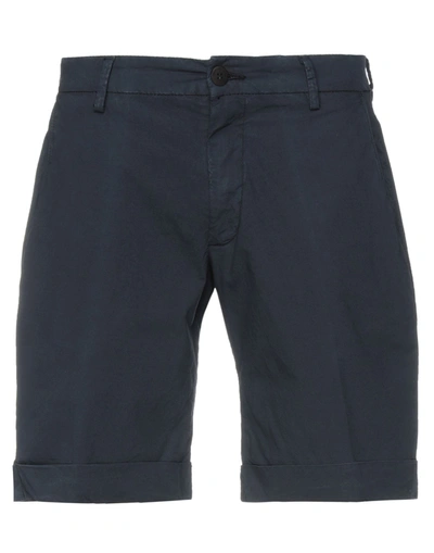 Shop Michael Coal Man Shorts & Bermuda Shorts Midnight Blue Size 32 Cotton, Elastane