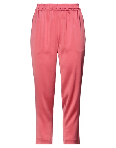 Shop Gianluca Capannolo Woman Pants Coral Size 6 Triacetate, Polyester In Red