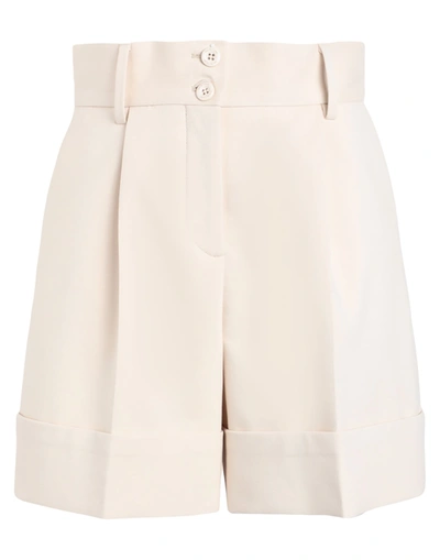 Shop See By Chloé Woman Shorts & Bermuda Shorts Ivory Size 6 Cotton, Polyester, Viscose, Elastane In White