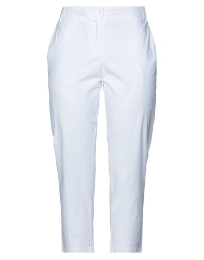 Shop Ottod'ame Woman Pants White Size 4 Cotton