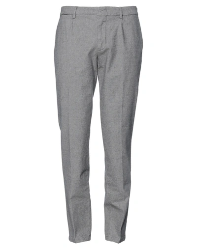 Shop Il Drop Man Pants Grey Size 38 Cotton, Elastane