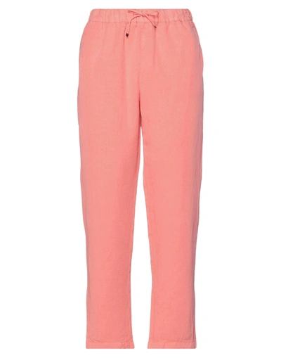 Shop Myths Pants In Salmon Pink