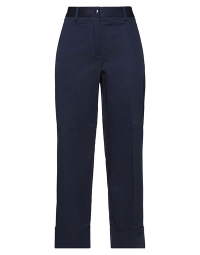 Shop Brag-wette Woman Pants Midnight Blue Size 4 Cotton, Elastane