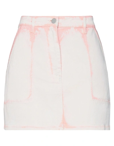 Alberta Ferretti Denim Skirts In Pink