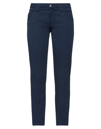 Roy Rogers Blue Five-pocket Jeans With Logo Patch On The Back In Blue