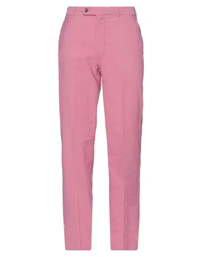 Shop Addiction Man Pants Pink Size 36 Cotton