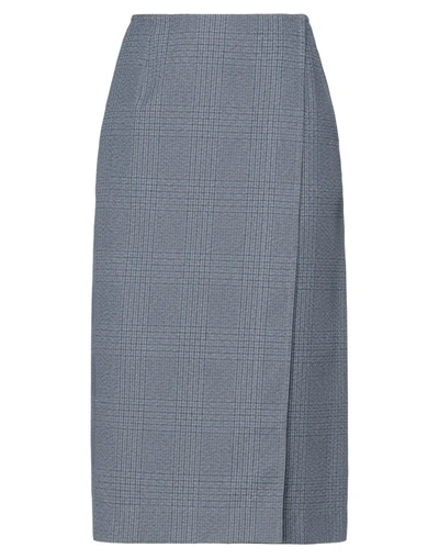 Calvin Klein 205w39nyc Midi Skirts In Slate Blue
