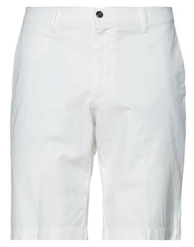 Shop Four.ten Industry 4/10 Four. Ten Industry Man Shorts & Bermuda Shorts White Size 38 Cotton, Elastane, Polyester