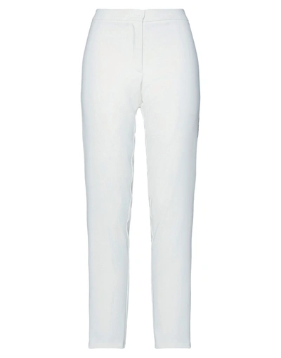 Shop Éclà Woman Pants White Size 8 Polyester, Elastane
