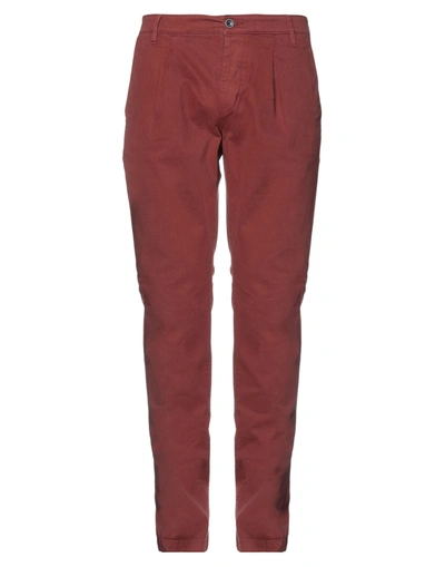 Shop Camouflage Ar And J. Pants In Brick Red