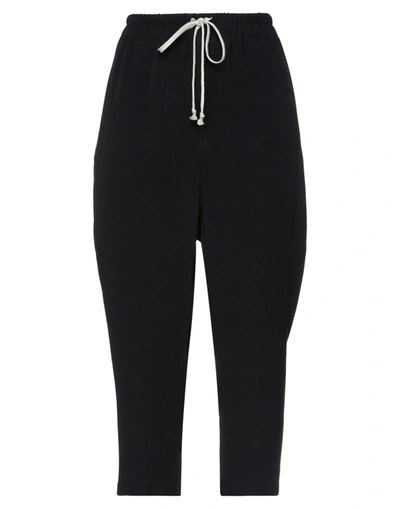 Rick Owens Cropped Pants In Black