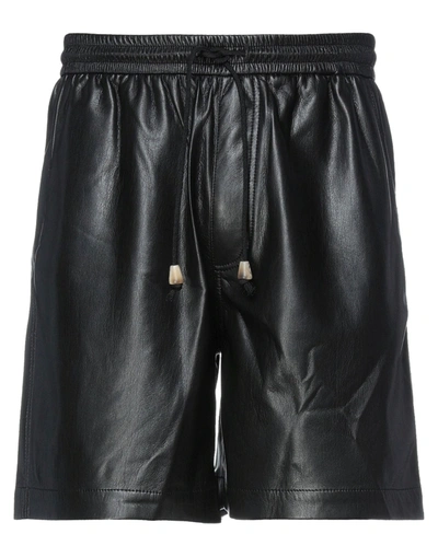 Shop Nanushka Shorts & Bermuda Shorts In Black