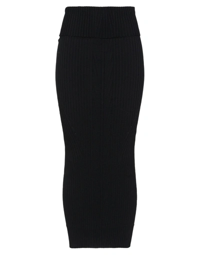 Shop Ndegree21 Midi Skirts In Black
