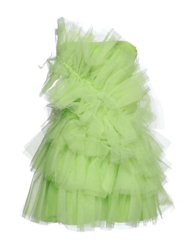 Shop Aniye By Woman Mini Dress Acid Green Size 10 Polyamide