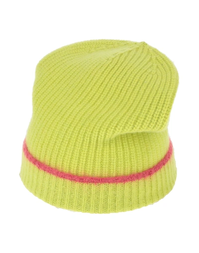 Shop Marni Hats In Acid Green