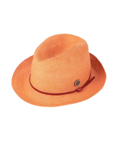 Catarzi 1910 Hats In Orange | ModeSens