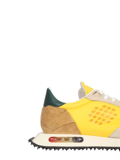 Shop Bepositive Space Run Sneakers In Yellow