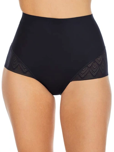 Shop Chantelle Lace High-waist Shaping Brief In Black