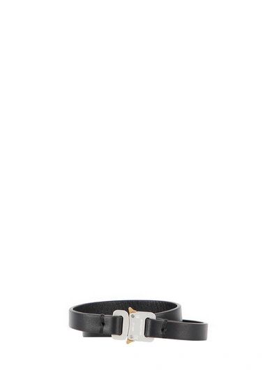 Shop Alyx Micro Buckle Bracelet In Black