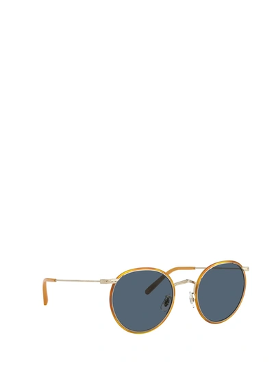 Shop Oliver Peoples Sunglasses In Soft Gold / Amber