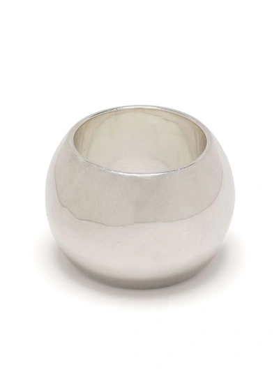 Shop Uncommon Matters Semibreve Chunky Ring In Silver