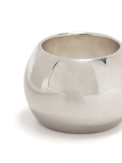 Uncommon Matters Semibreve Chunky Ring In Silver