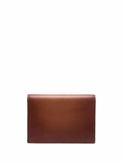 Shop Officine Creative Boudin 24 Leather Cardholder In Brown