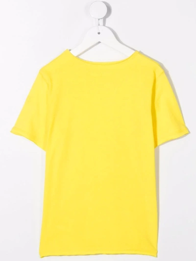 Zadig & Voltaire Teen Logo-print Short-sleeved T-shirt In Yellow