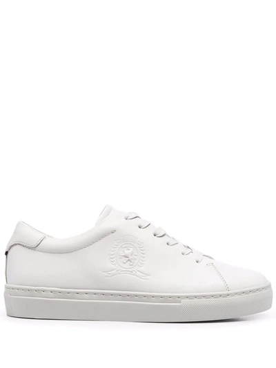 Tommy Hilfiger Elevated Crest Low-top Sneakers In Grey