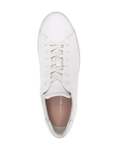 Tommy Hilfiger Elevated Crest Low-top Sneakers In Grey