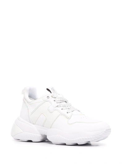 Shop Hogan Interaction Low-top Sneakers In White