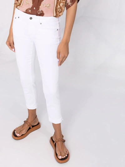 Dondup `rose` Pants In White