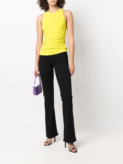 Patrizia Pepe High-rise Flared Jeans In Black