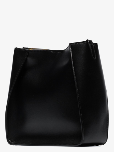 Shop Stella Mccartney Stella Logo Mini Crossbody Bag In Black