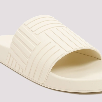 Shop Bottega Veneta Slider Sandals Shoes In Nude &amp; Neutrals