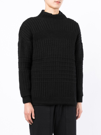 Shop Toogood The Plough Wool Jumper In Schwarz