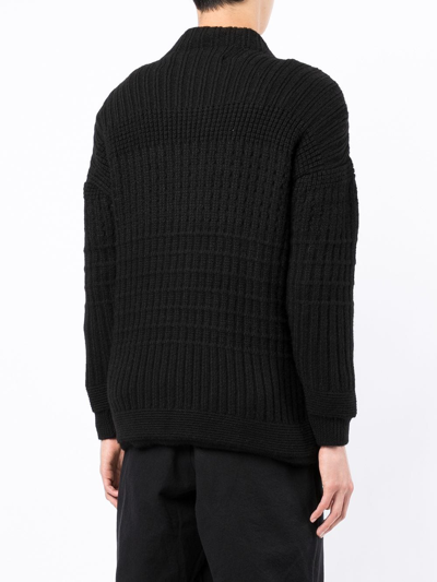 Shop Toogood The Plough Wool Jumper In Schwarz