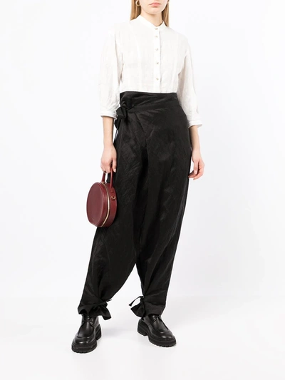 Toogood The Morris Wide-leg Trousers In Schwarz