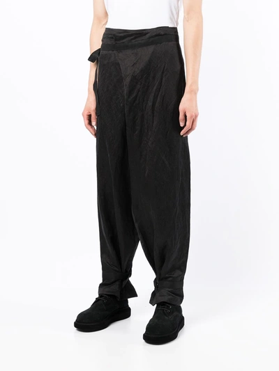 Toogood The Morris Wide-leg Trousers In Schwarz
