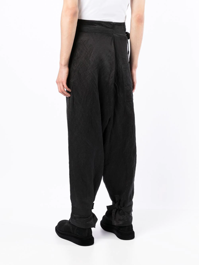 Toogood The Morris Wide-leg Trousers In Schwarz