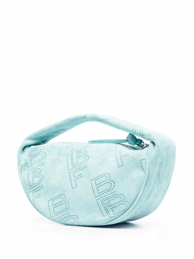 By Far Tasche Baby Cush Aus Blauem Leder In Blau