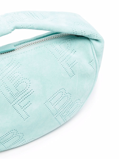 By Far Tasche Baby Cush Aus Blauem Leder In Blau