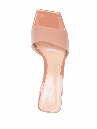 Shop Gianvito Rossi 55mm Pvc Sandals In Rosa