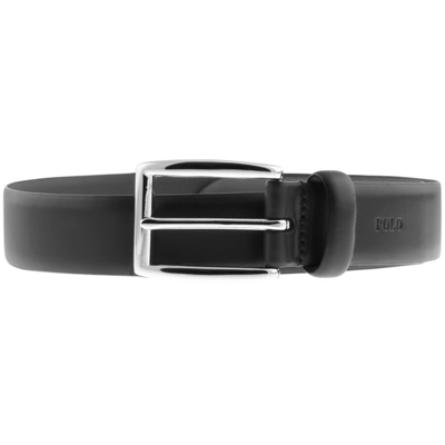 Shop Ralph Lauren Harness Leather Belt Black